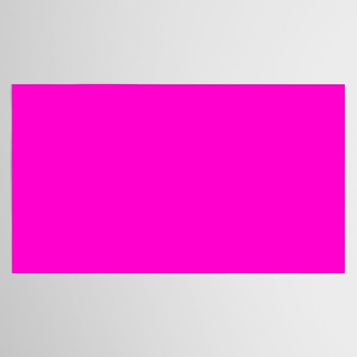 BRIGHT MAGENTA SOLID COLOR Plain Vibrant Hot Pink Shade Tablecloth Gallery Image 2
