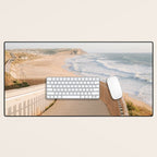 Praia Azul | Summer vibes Portugal travel photography  Desk Mat Gallery Image 1