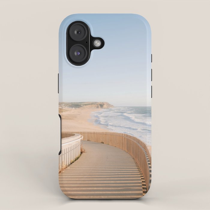 Praia Azul | Summer vibes Portugal travel photography  iPhone Case Gallery Image 1