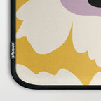 Fresh Poppy in yellow Laptop Sleeve Gallery Image 3