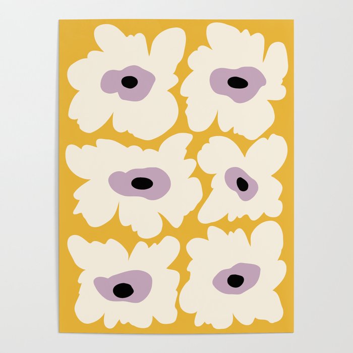 Fresh Poppy in yellow Poster Gallery Image 4