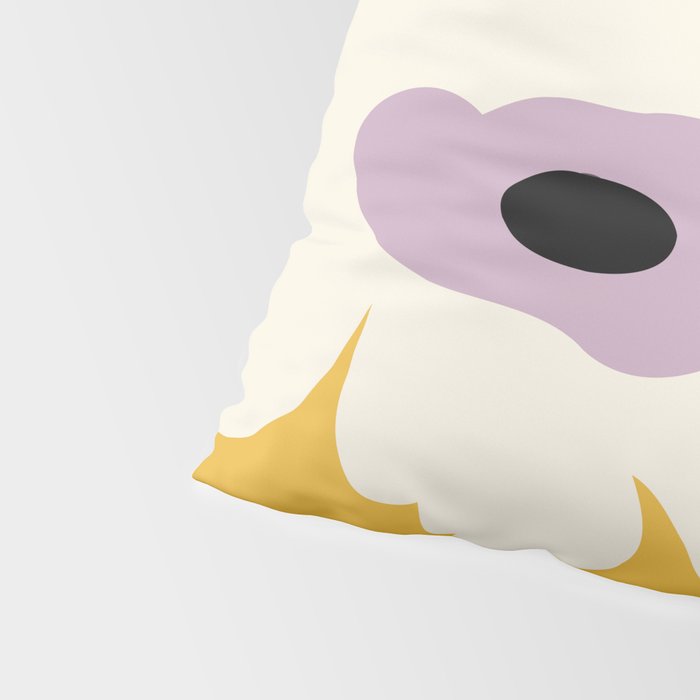 Fresh Poppy in yellow Pillow Sham Gallery Image 4