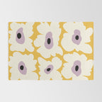 Fresh Poppy in yellow Rug Gallery Image 2