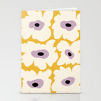 Fresh Poppy in yellow Stationery Card Gallery Image 2