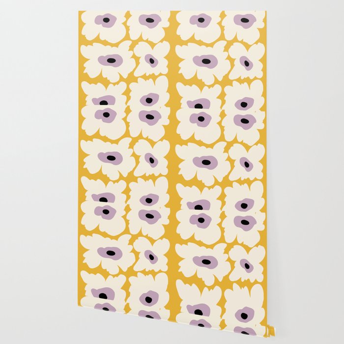 Fresh Poppy in yellow Wallpaper Gallery Image 2