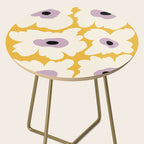 Fresh Poppy in yellow Side Table Gallery Image 2
