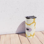 Fresh Poppy in yellow Travel Mug Gallery Image 4