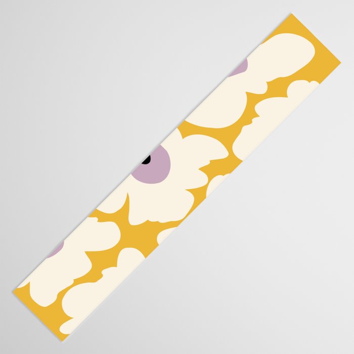 Fresh Poppy in yellow Table Runner Gallery Image 3