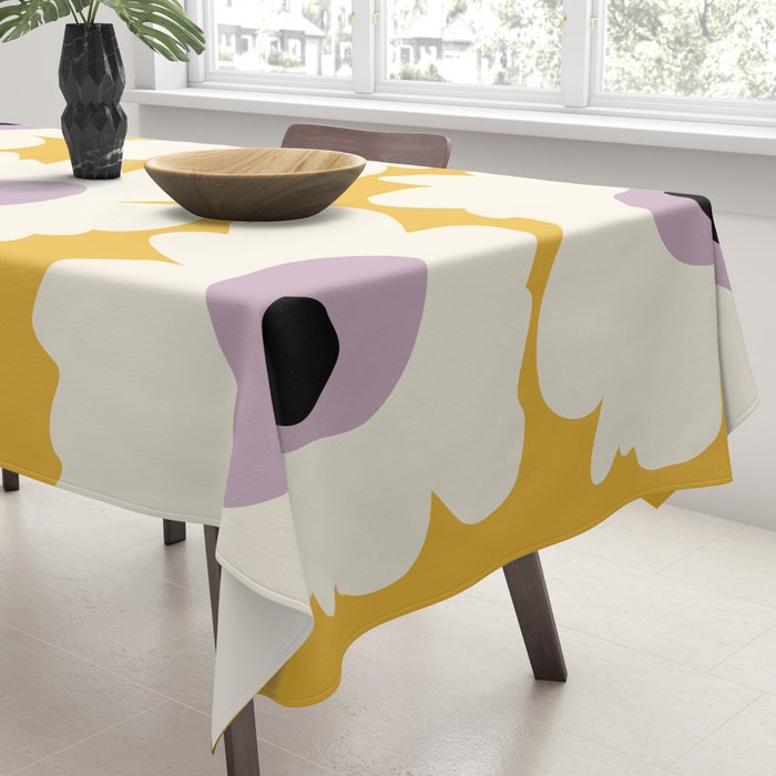 Fresh Poppy in yellow Tablecloth Gallery Image 3