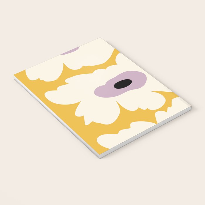 Fresh Poppy in yellow Notebook Gallery Image 3