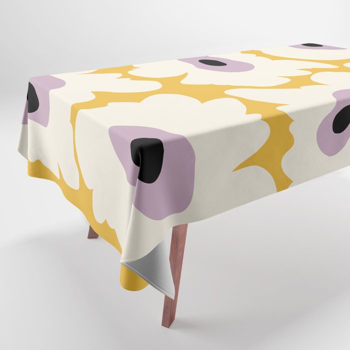 Fresh Poppy in yellow Tablecloth Gallery Image 1