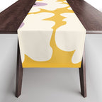 Fresh Poppy in yellow Table Runner Gallery Image 1