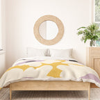 Fresh Poppy in yellow Duvet Cover Gallery Image 3