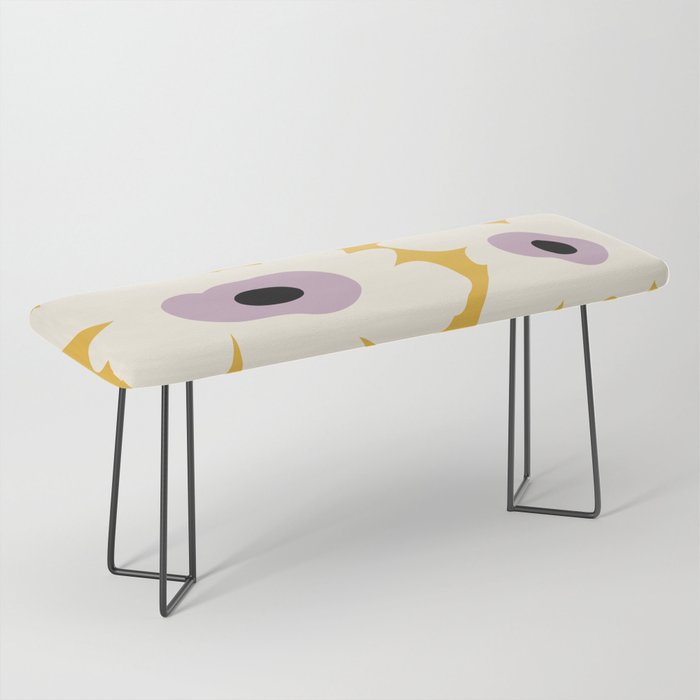 Fresh Poppy in yellow Bench Gallery Image 1