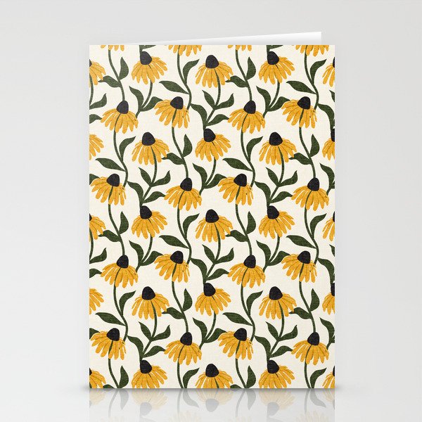 coneflowers - cream Stationery Card Gallery Image 2
