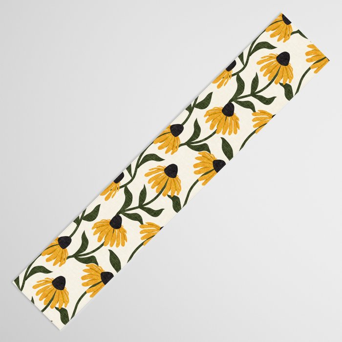 coneflowers - cream Table Runner Gallery Image 3