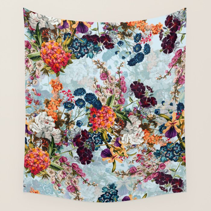 Summer Botanical Garden VIII Wall Tapestry Gallery Image 4