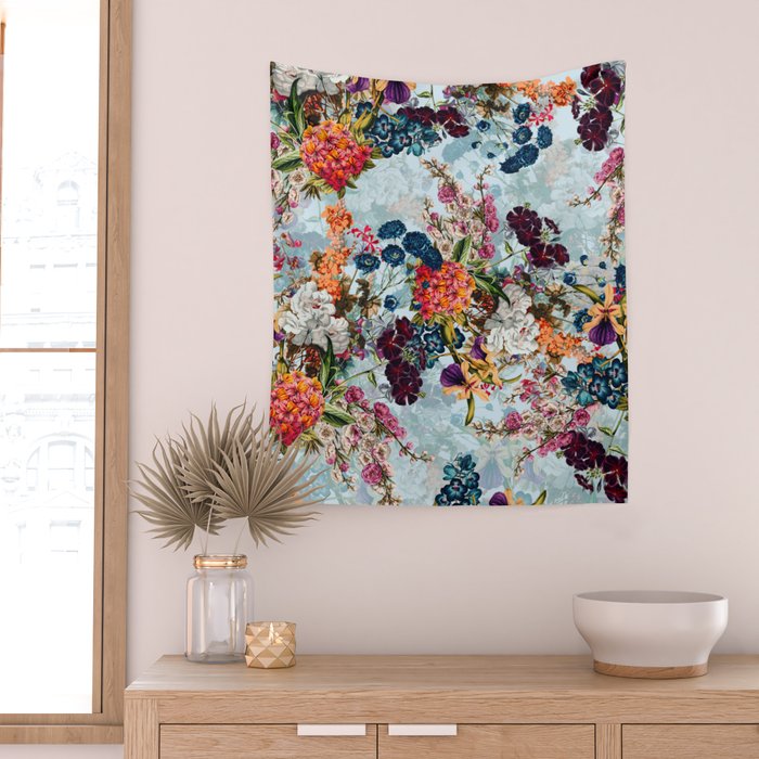 Summer Botanical Garden VIII Wall Tapestry Gallery Image 2