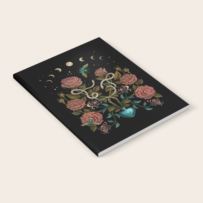 Rose and Honeysuckle Notebook Gallery Image 1