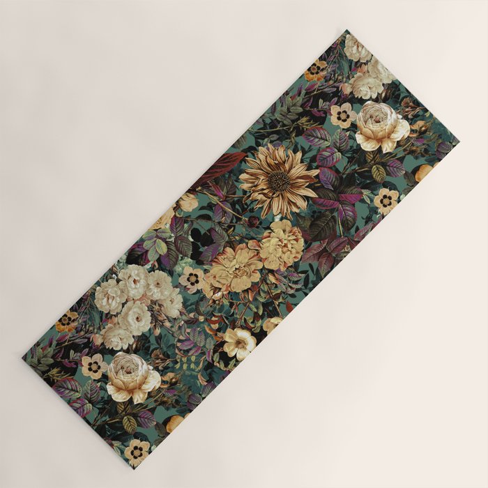 Isolated Blooms Yoga Mat Gallery Image 1