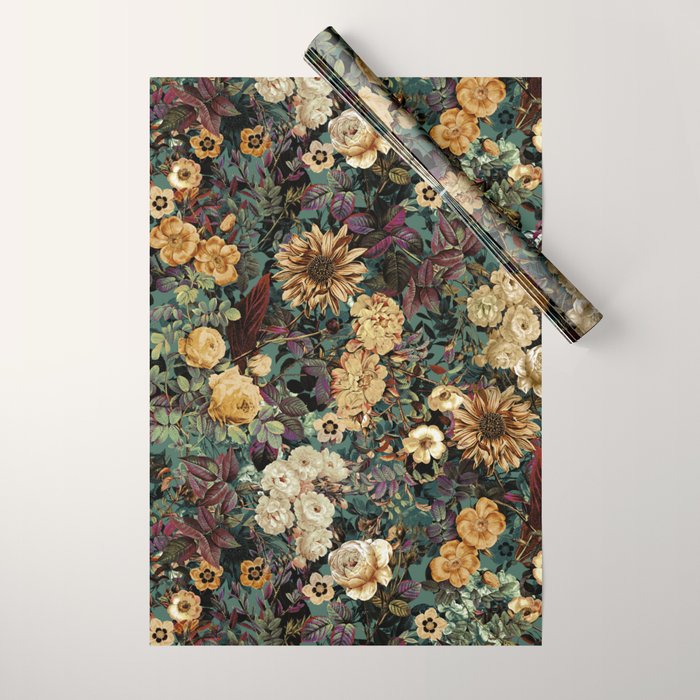Isolated Blooms Wrapping Paper Gallery Image 1