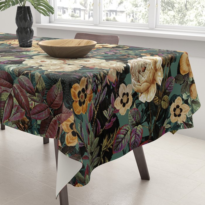 Isolated Blooms Tablecloth Gallery Image 3