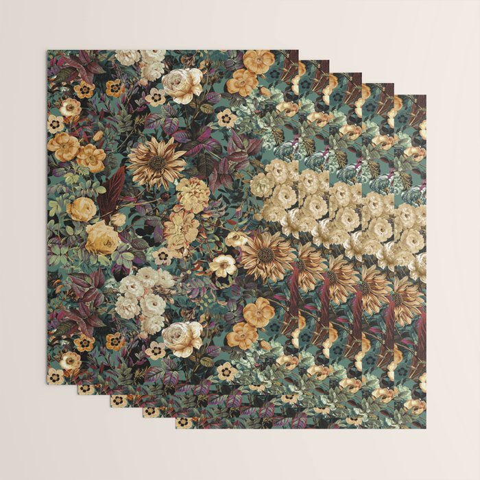 Isolated Blooms Wrapping Paper Gallery Image 3