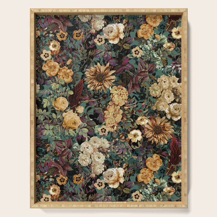 Isolated Blooms Serving Tray Gallery Image 1