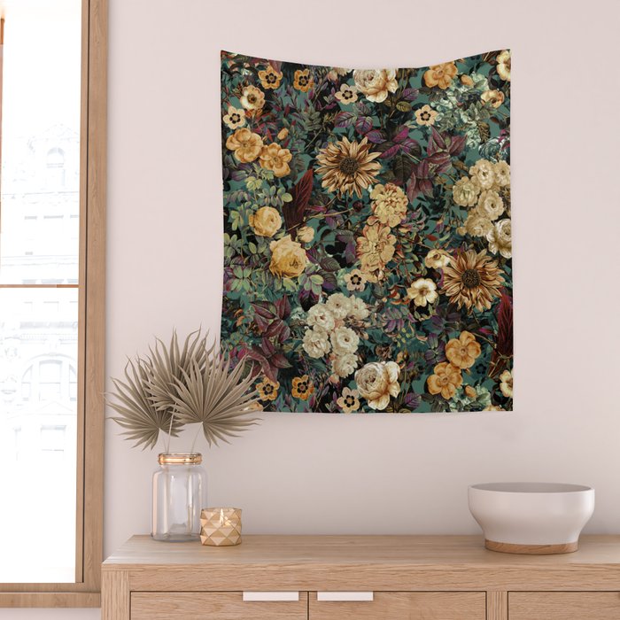 Isolated Blooms Wall Tapestry Gallery Image 2