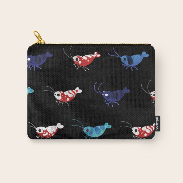 Red and blue shrimp Carry All Pouch Gallery Image 1
