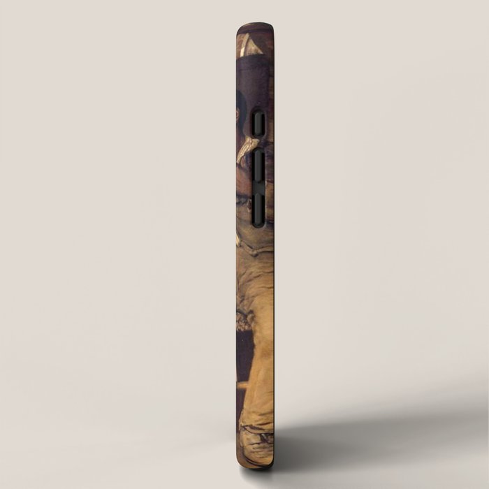 African American Masterpiece 'A Pastoral Visit' by Richard Norris Brooke iPhone Case Gallery Image 2