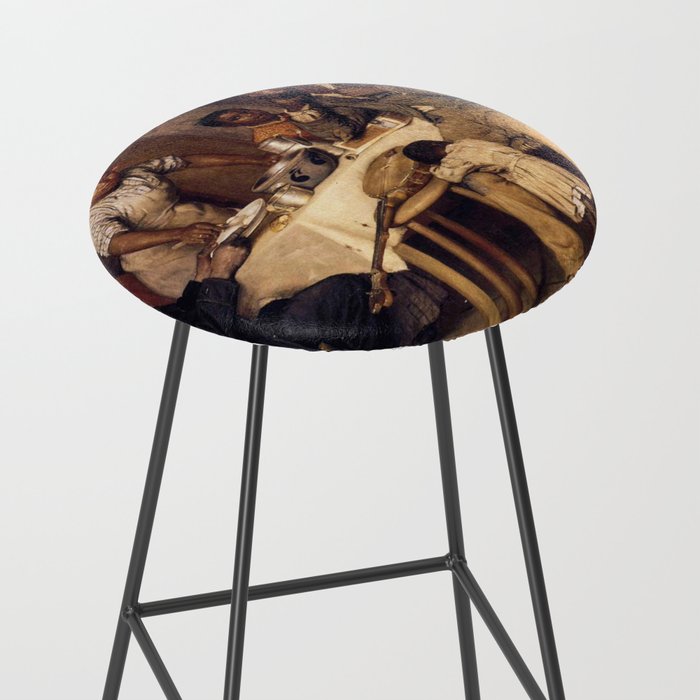 African American Masterpiece 'A Pastoral Visit' by Richard Norris Brooke Stool Gallery Image 2