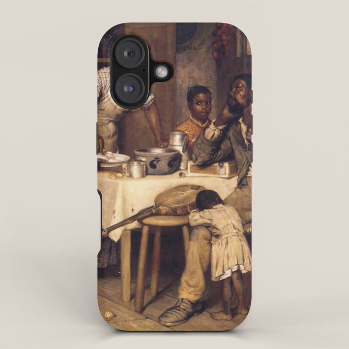 African American Masterpiece 'A Pastoral Visit' by Richard Norris Brooke iPhone Case Gallery Image 1