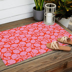 Boho Blooms - Pink Outdoor Rug Gallery Image 2