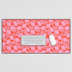 Boho Blooms - Pink Desk Mat Gallery Image 1