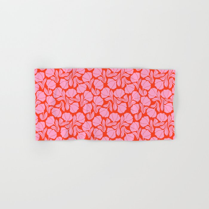 Boho Blooms - Pink Bath Towel Gallery Image 1