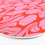 Boho Blooms - Pink Bath Mat Gallery Image 3