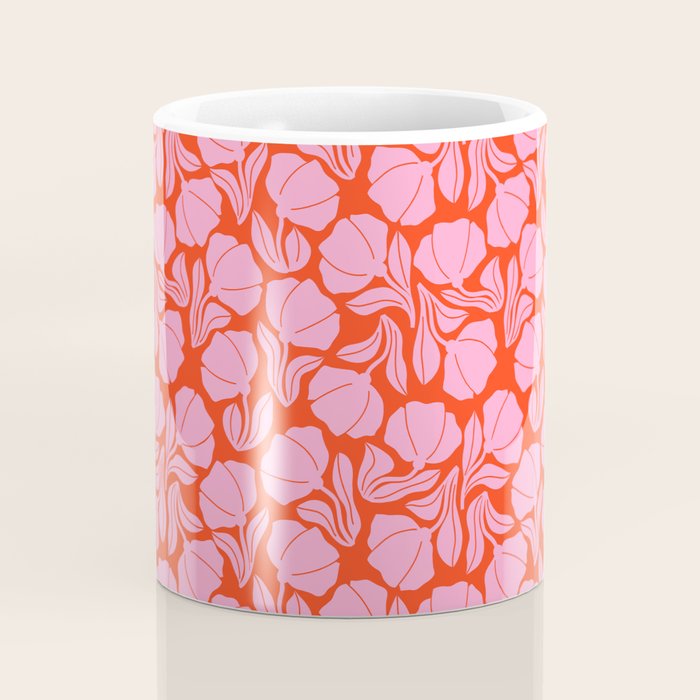 Boho Blooms - Pink Coffee Mug Gallery Image 4