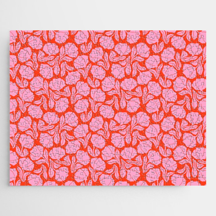 Boho Blooms - Pink Jigsaw Puzzle Gallery Image 1