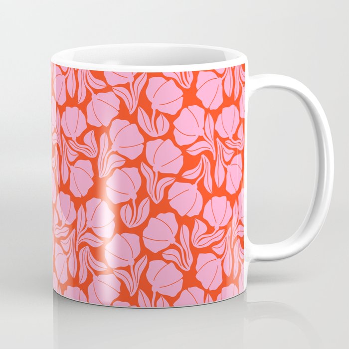 Boho Blooms - Pink Coffee Mug Gallery Image 1