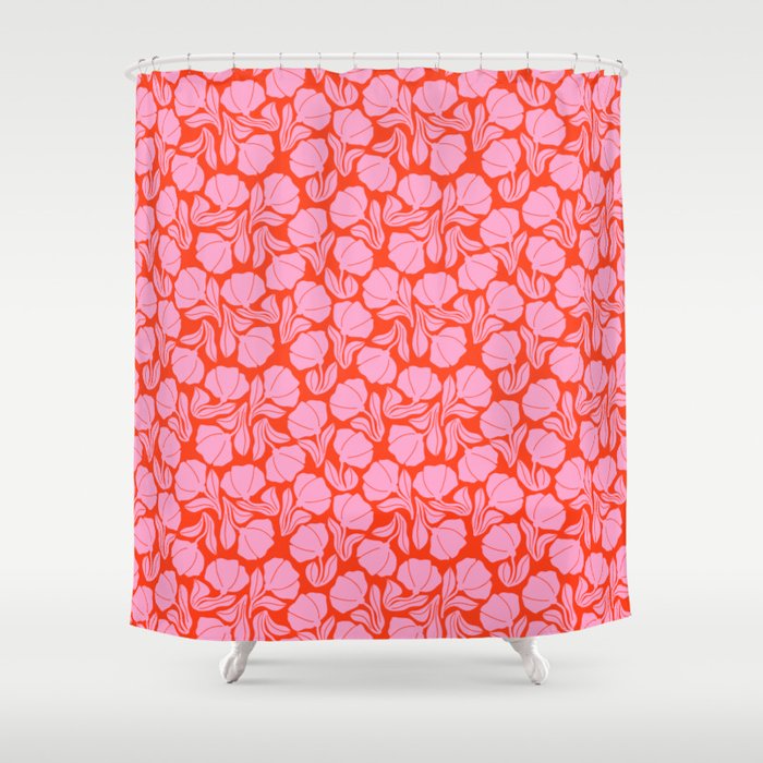 Boho Blooms - Pink Shower Curtain Gallery Image 1