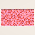 Boho Blooms - Pink Desk Mat Gallery Image 3