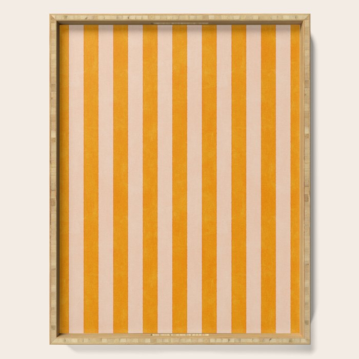 STRIPES 001 J - Honey Serving Tray Gallery Image 1