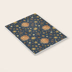 Vintage Star Collage Print in Navy Notebook Gallery Image 3