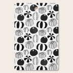 Black and white pumpkin vegetable pattern Cutting Board Gallery Image 1