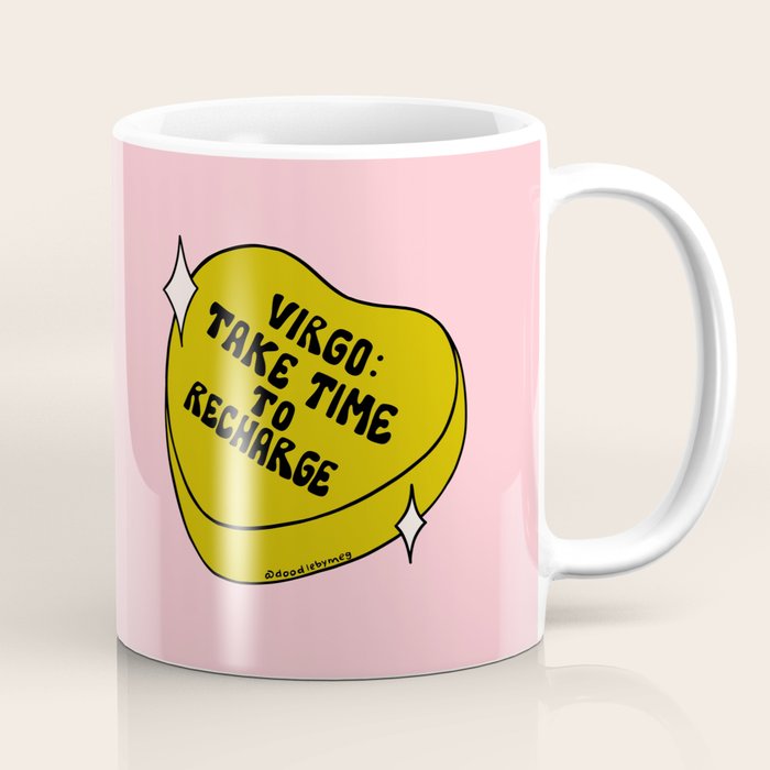 Virgo Conversation Heart Coffee Mug Gallery Image 1