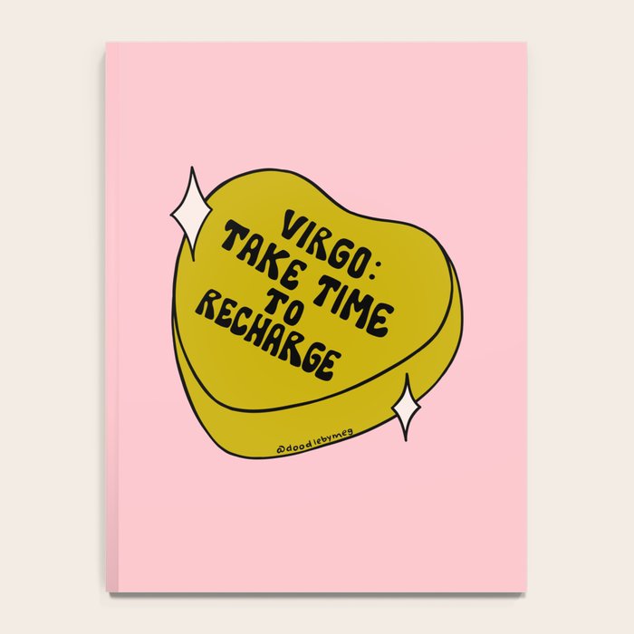 Virgo Conversation Heart Notebook Gallery Image 4