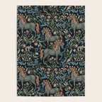 Whimsical Horses Botanicals II Poster Gallery Image 4