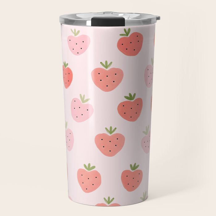 Strawberry Sweet Delights Travel Mug Gallery Image 1