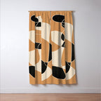 Modern Abstract Minimal Art 21 Window Curtain Gallery Image 3
